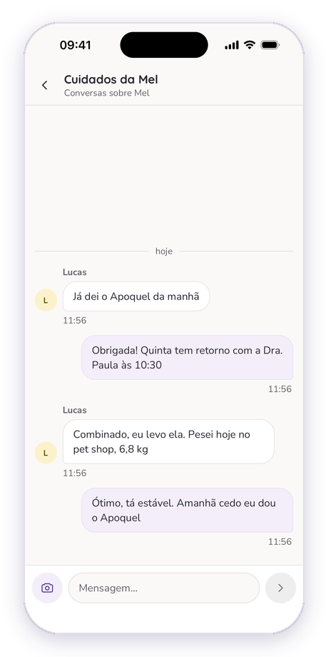 Conversas da família no Bichudo