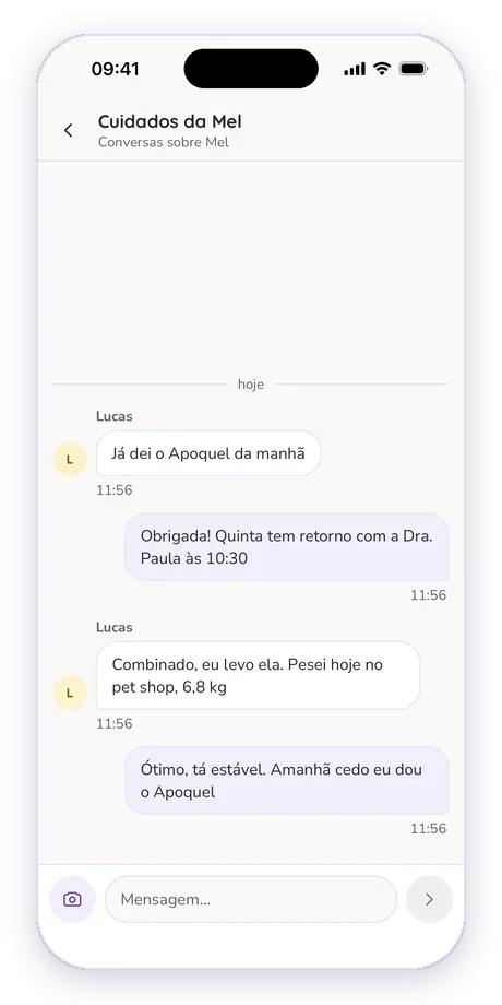 Conversas da família no Bichudo